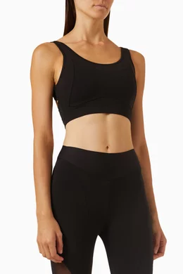 Buy The Giving Movement Black Core Sports Bra in Softskin100© for Women in  UAE