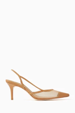 Open toe sling deals back heels