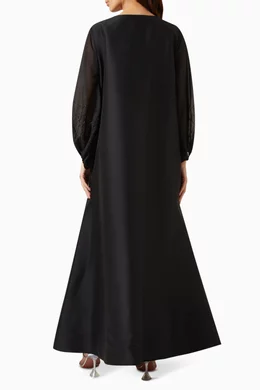 Buy Merras Black 3 piece Abaya Set for Women in UAE Ounass