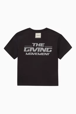 Logo print t shirt sale