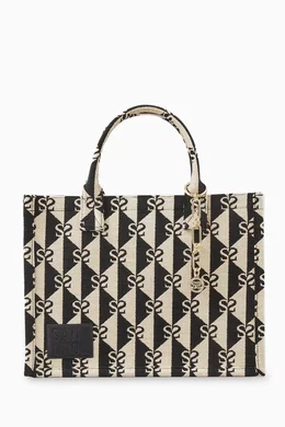Monogram best sale tweed handbag