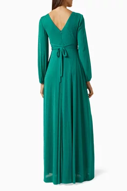Long sleeve cheap long dress