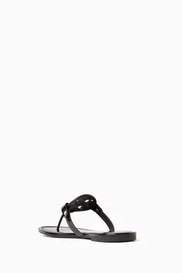 Buy Tory Burch Black Miller Sandals in Patent Leather for Women in