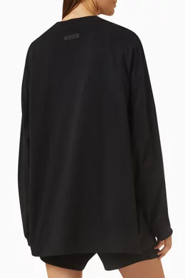 Buy Fear of God Essentials Black Essentials Long sleeve T shirt in