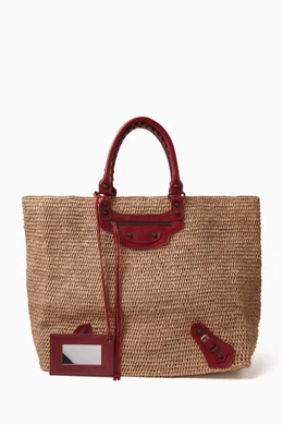 Balenciaga raffia bag online