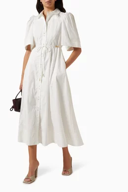 Ae tie discount front midi dress