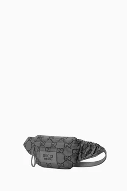 Buy Gucci Grey Large GG Belt Bag in Polyester for Women in UAE