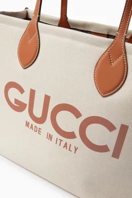 Gucci print tote best sale