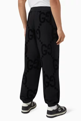 Gucci online black joggers