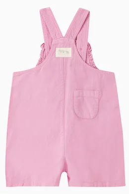 Baby girl pink overalls 2025