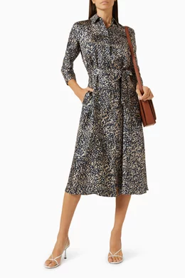 Jemma cinch on sale sleeve midi dress