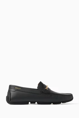 Black bally shoes 2025