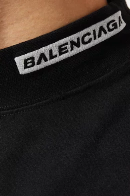 Balenciaga black t shop shirt