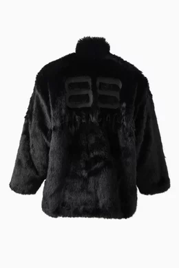 Balenciaga large logo jacket store