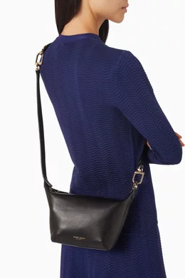 Buy Giorgio Armani Black Small Top Handle Bag in Nappa for Women