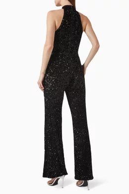 Alice and olivia sequin jumpsuit store