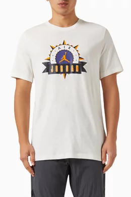 Jordan white online t shirt