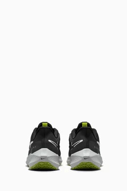 Buy Nike Running Black Air Zoom Pegasus 39 Shield Sneakers in Mesh