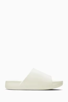 Nike slides deals men white