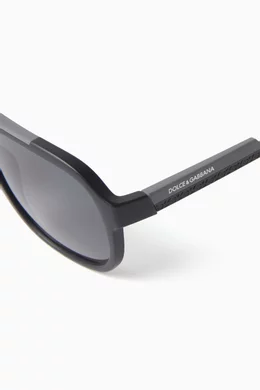 Aviator sunglasses shop black