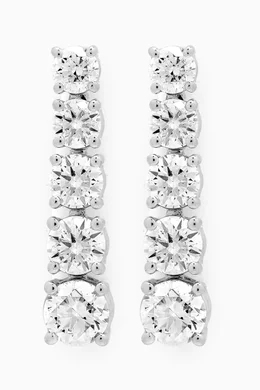 Buy Fergus James White Diamond Drop Earrings in 18kt White Gold