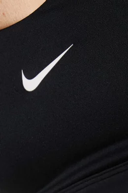 Buy Nike Women's Dri-FIT Swoosh Medium-Support Non Padded Sports Bra Black  in Dubai, UAE -SSS
