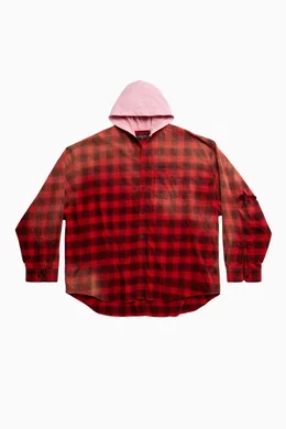 Balenciaga outlet red shirt