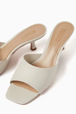 Schutz white sale sandals