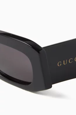 Gucci rectangular hot sale sunglasses
