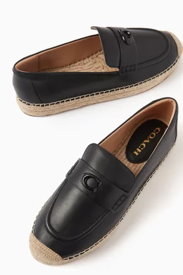 Coach discount espadrilles black