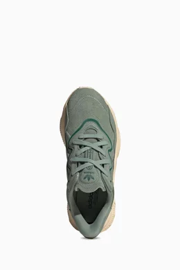 Buy adidas Green Ozweego Low top Sneakers in Leather for Women in UAE Ounass