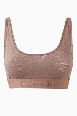Buy Calvin Klein Brown Intrinsic Unlined Bralette for Women in UAE