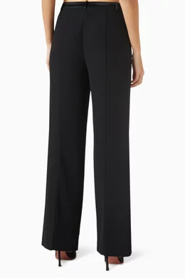 Low rise black sales pants