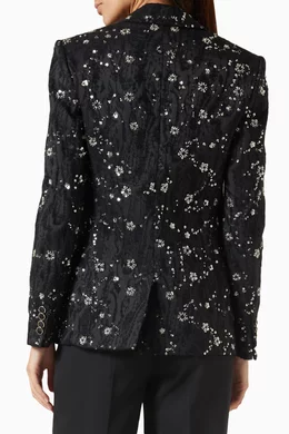 Beaded blazer online