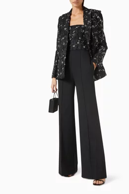 Buy Milly Black Alexa Beaded Blazer for Women in UAE Ounass