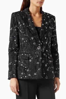 Beaded blazer store