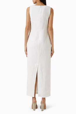 Overall dress linen discount
