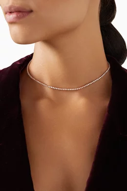 Kenneth jay sale lane tennis necklace