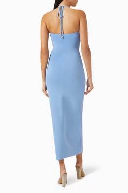 Beaded halter neck dress 2025