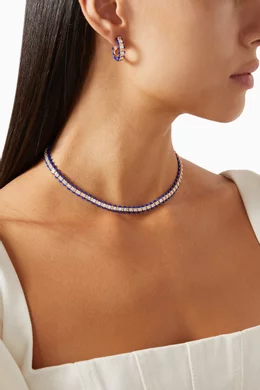 Rose gold cheap collar necklace