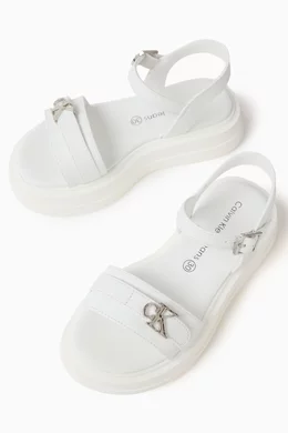 Calvin klein white sandals 2025