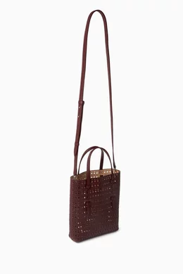 Alaia croc embossed discount vienne tote bag