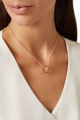 Bvlgari rose gold necklace discount