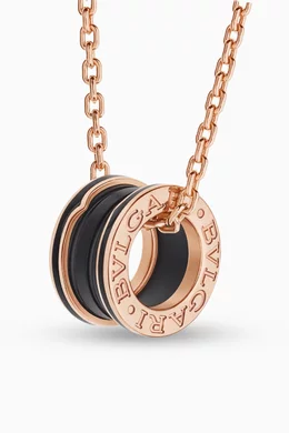 Buy BVLGARI Rose Gold B.zero1 Pendant Necklace in 18kt Rose Gold