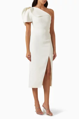 One shoulder sheath dress online