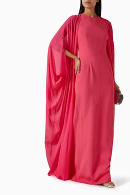 Overlay 2025 cape dress