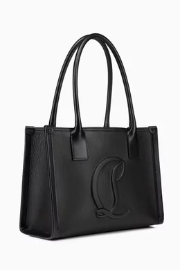 Buy Christian Louboutin Black Small By My Side Tote Bag in Calf