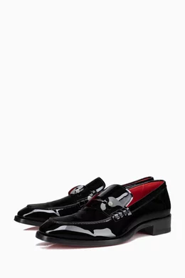 Mens patent leather louboutin hotsell