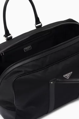 Prada Re-Nylon and Saffiano leather duffel bag