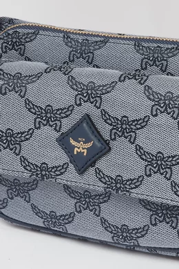 Mcm blue belt bag shop